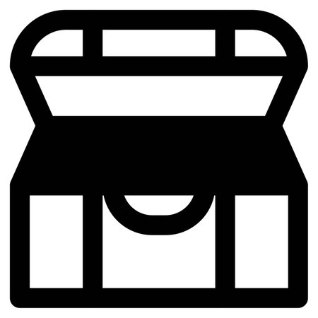 Vintage chest for storing treasure.のイラスト素材