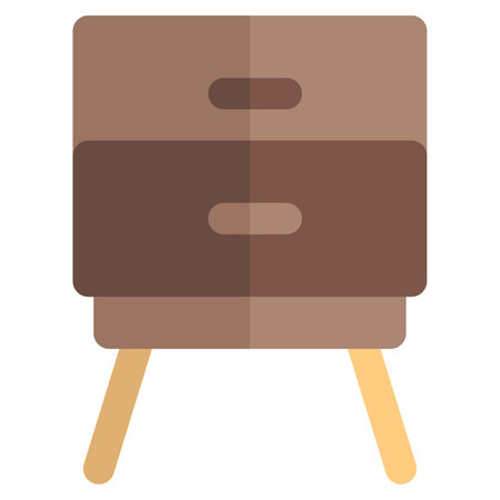 Chest of drawers for storing necessities.のイラスト素材