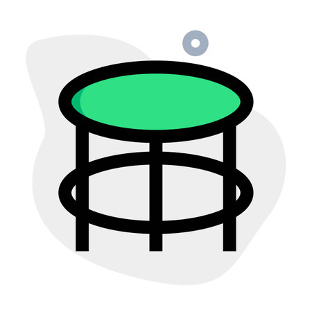 Coffee table commonly used for serving.のイラスト素材