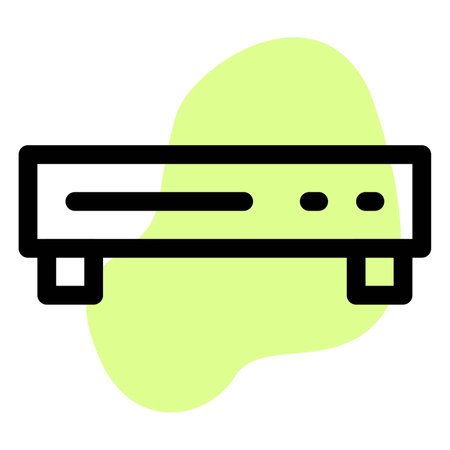 DVD player, an electric device used for entertainment.のイラスト素材