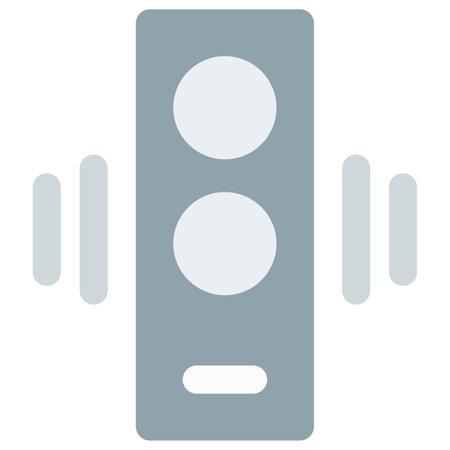 Stereo speaker offering excellent sound qualityのイラスト素材