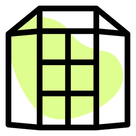 Stylish bay window for home interior.のイラスト素材