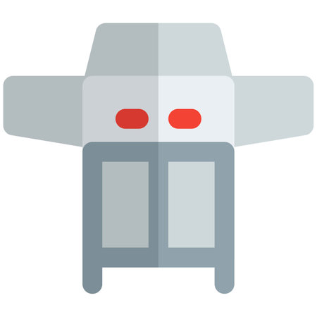 Barbeque burner used for an outdoor meal.のイラスト素材