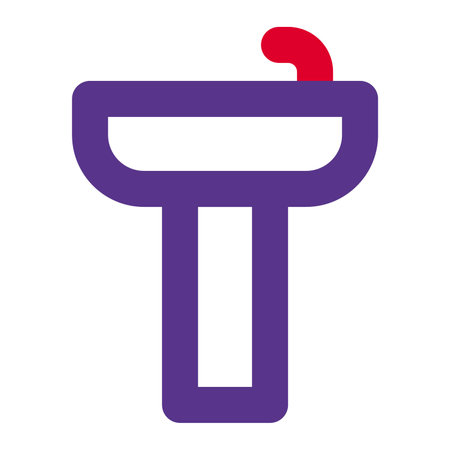 Basin and faucet setup for drinking water.のイラスト素材