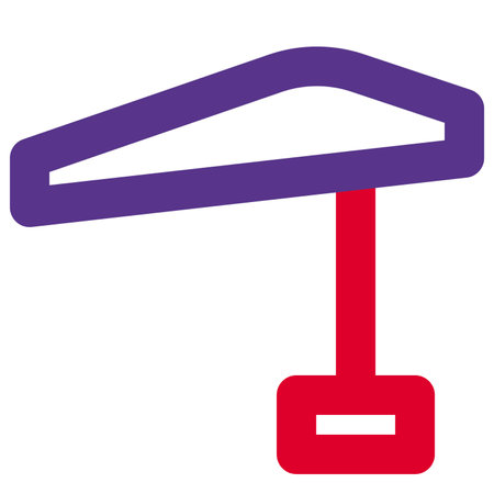 Long parasol used for providing shade.のイラスト素材