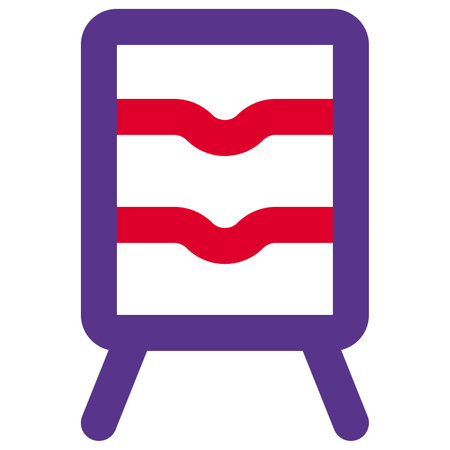 Cabinet in small size with a standのイラスト素材