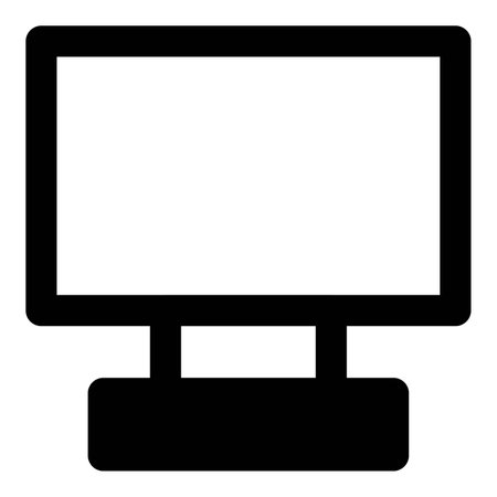 Desktop placed in office for secretarial workのイラスト素材