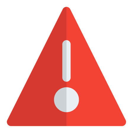 Exclamation mark denoting the alert warningのイラスト素材