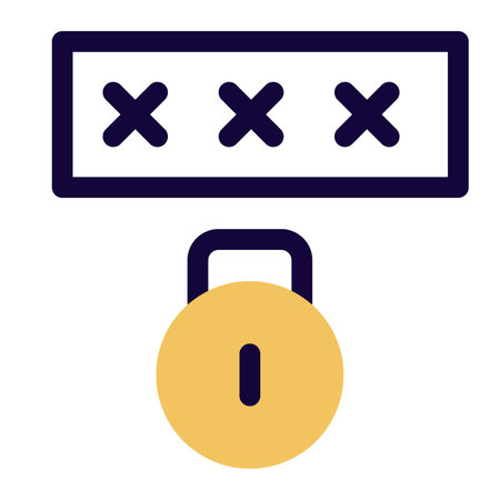 System lock for maintaining privacyのイラスト素材