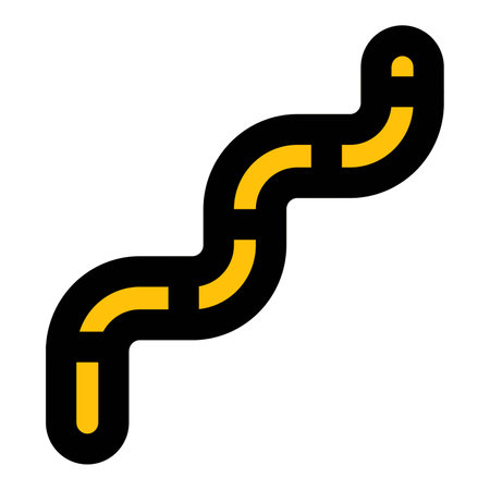 Worm, a harmful virus for computer.のイラスト素材