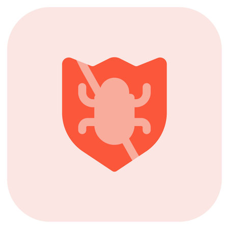 Antivirus installed in system for protection.のイラスト素材