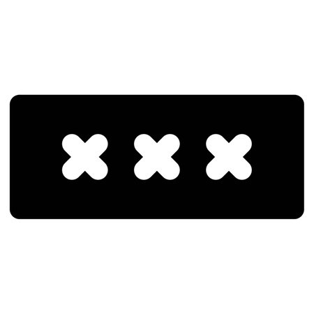 Unique pin or password for system security.のイラスト素材