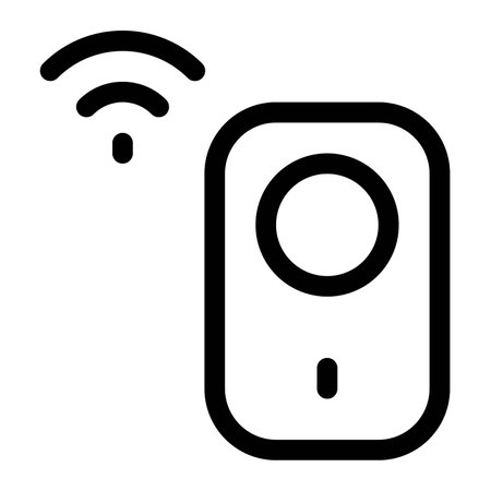 Electronic wireless device to detect motion.のイラスト素材