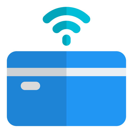 Digital payment made in online modeのイラスト素材