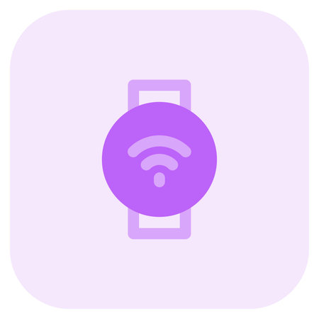 Smartwatch with wireless connectivity featureのイラスト素材