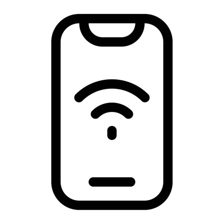 Upgraded user interface in modern smartphoneのイラスト素材
