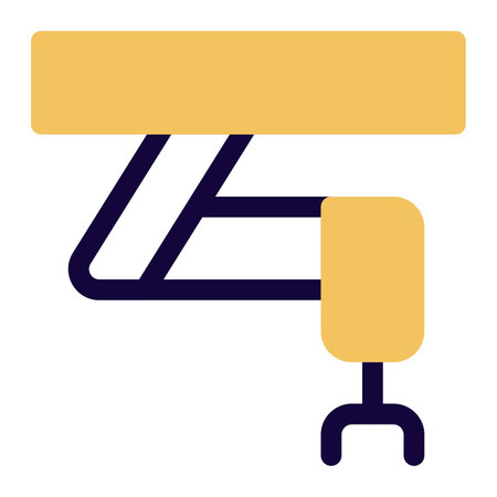 Crane, a robotic tool with smart technology.のイラスト素材