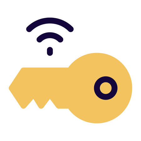 Smart key with integrated wireless technologyのイラスト素材