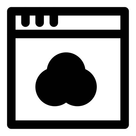 Web browser displaying a site informationのイラスト素材