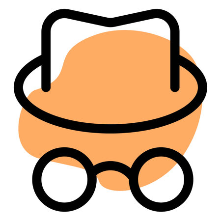 An anonymous hacker with accessories.のイラスト素材