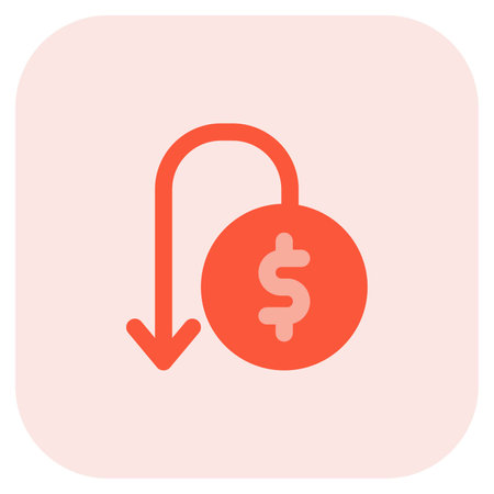 Cashback, a refund of small amount.のイラスト素材