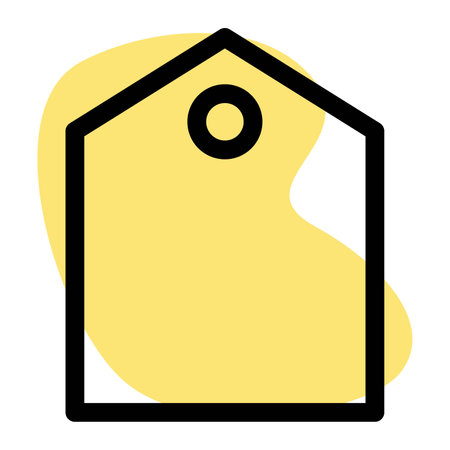 Price tag for determining rate of productのイラスト素材