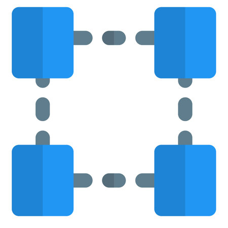Data set shared among various systemsのイラスト素材