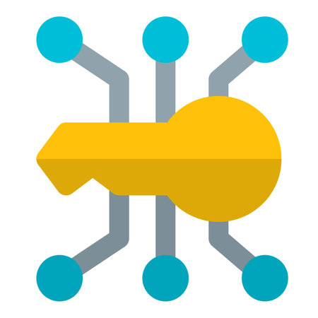 Use of key in encryption of softwareのイラスト素材