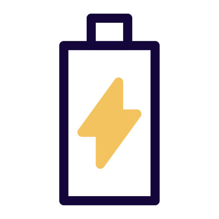 Usage of charged battery to power gadgets.のイラスト素材
