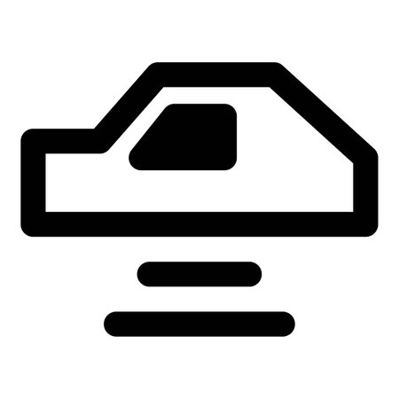 In cyberpunk, a futuristic flying vehicle.のイラスト素材