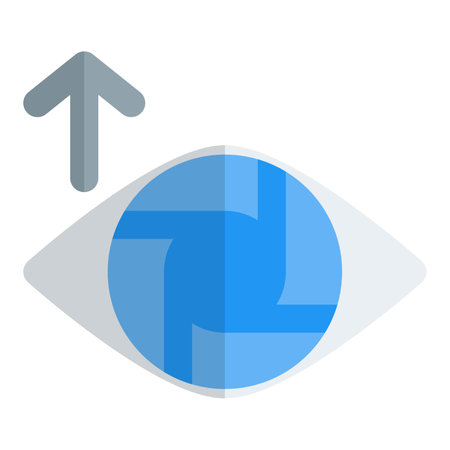 Vision upgraded thorough latest technologyのイラスト素材