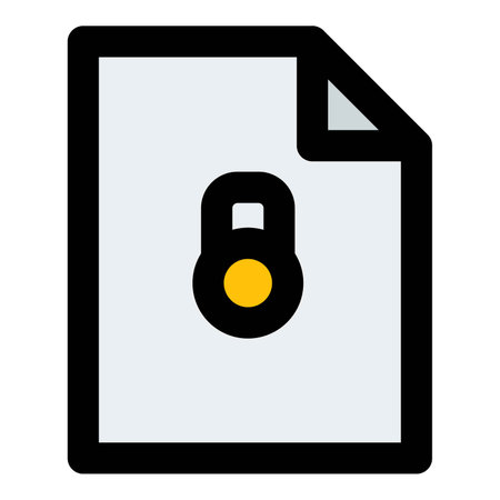 Locked file to guard against viruses.のイラスト素材