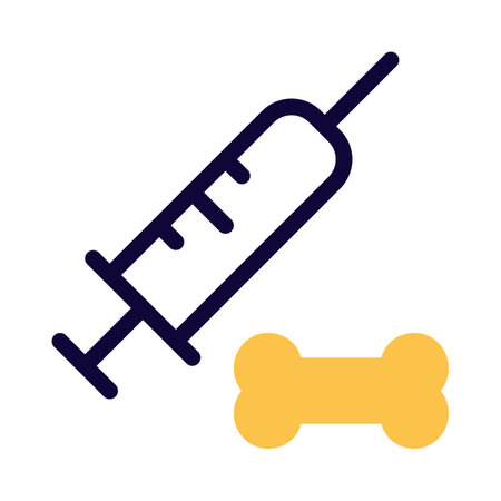 Using an injection or syringe to treat animals.のイラスト素材