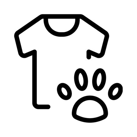 Store sells clothing for animal rescue teams.のイラスト素材