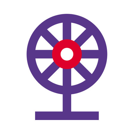 Pet exercise wheel in a round form.のイラスト素材