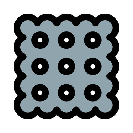 Biscuit to pair with hot coffee.のイラスト素材