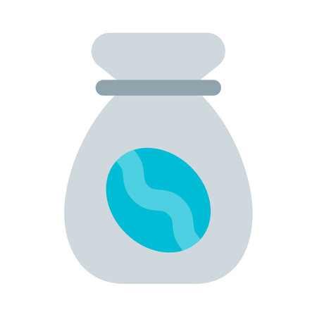 Granulated coffee stored in bag for use.のイラスト素材