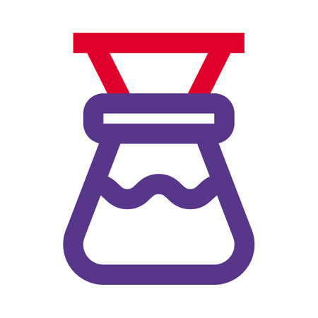 Filter used for various coffee brewing methodsのイラスト素材