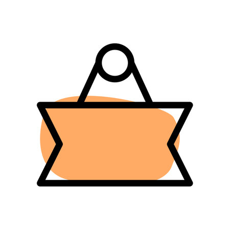 Banner hanging outside the barbershop.のイラスト素材