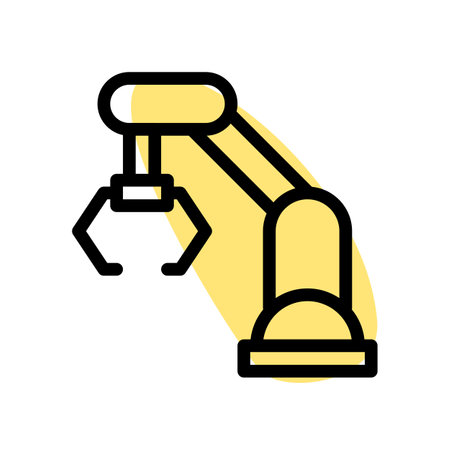 Futuristic robot arm with modern technology.のイラスト素材
