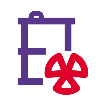Radiation warning sign in close proximity.のイラスト素材