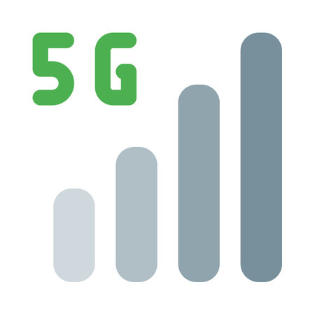 Fifth Generation of connectivity in cellular broadcasting networkのイラスト素材