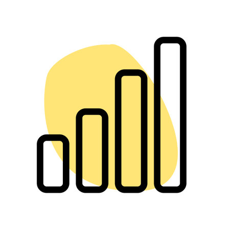 Full signal of cellular reception isolated on a white backgroundのイラスト素材