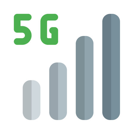 Fifth Generation of connectivity in cellular broadcasting networkのイラスト素材