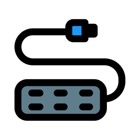 Usb socket connection isolated on white backgroundのイラスト素材