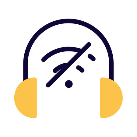 Wireless headset unable to activate.のイラスト素材