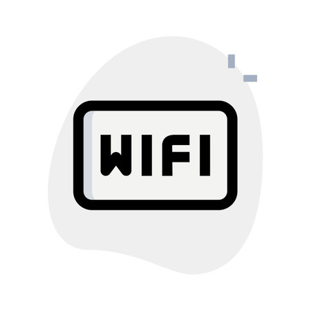 Wi-fi connections for high-speed internet browsing.のイラスト素材