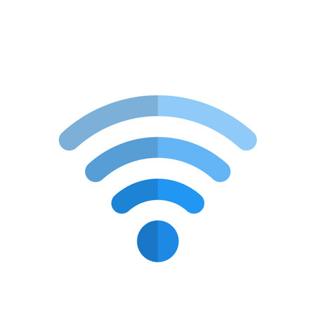 Displaying reliable connection on wireless router.のイラスト素材