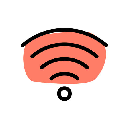 Storng networking showing on router.のイラスト素材