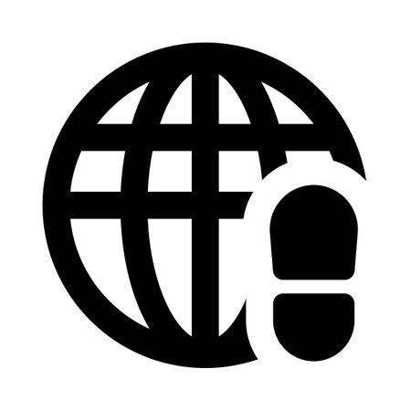 Tracking data or information on a broad scale.のイラスト素材